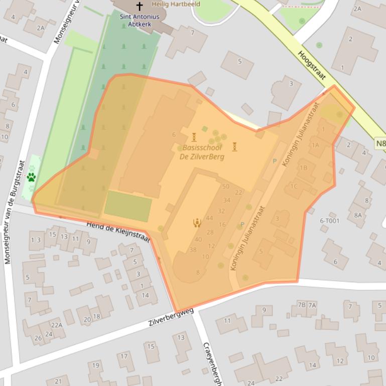 Kaart van postcodegebied 6611BR.