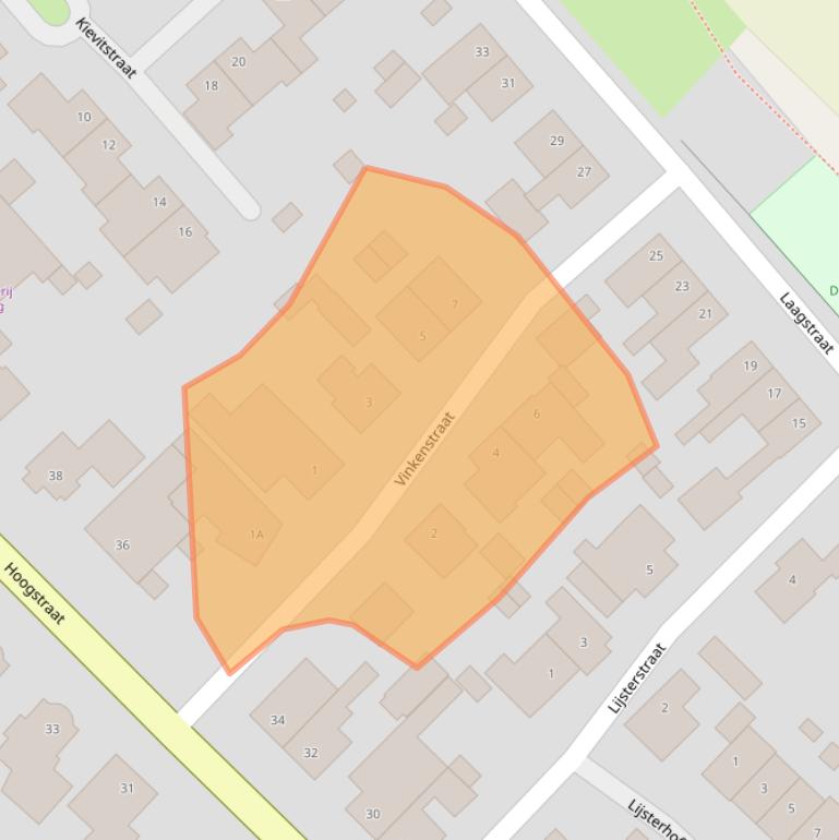 Kaart van postcodegebied 6611CB.