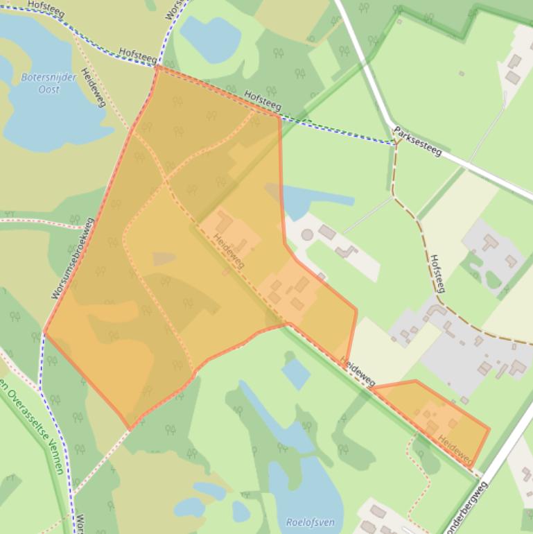 Kaart van postcodegebied 6611KK.