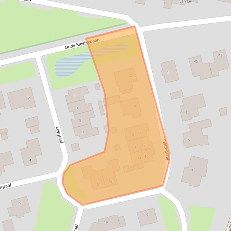 Kaart van postcodegebied 6611LD.