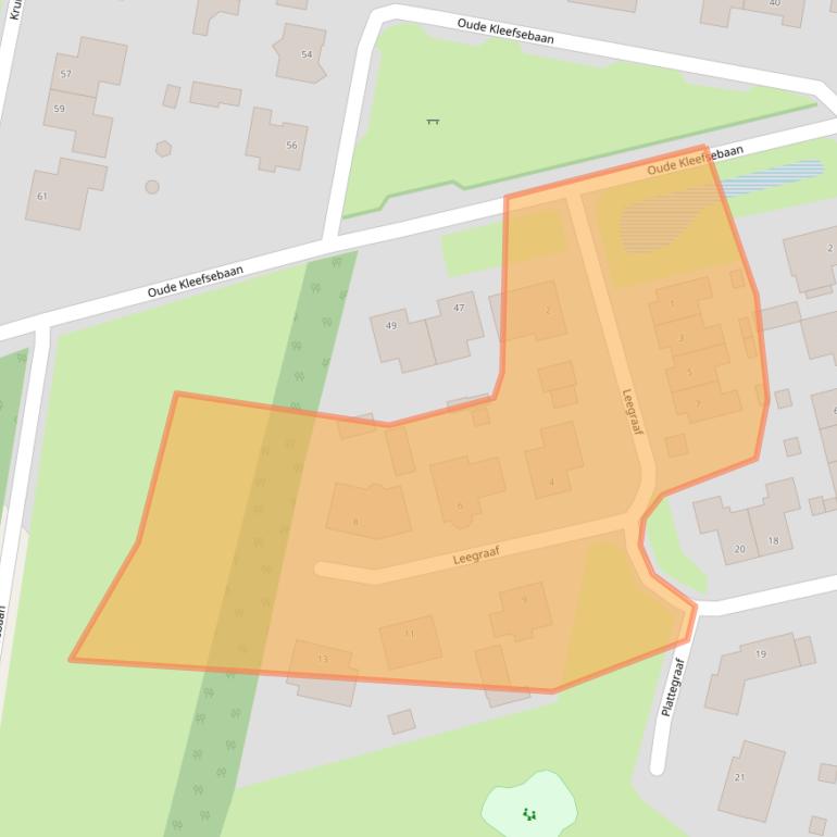 Kaart van postcodegebied 6611LE.