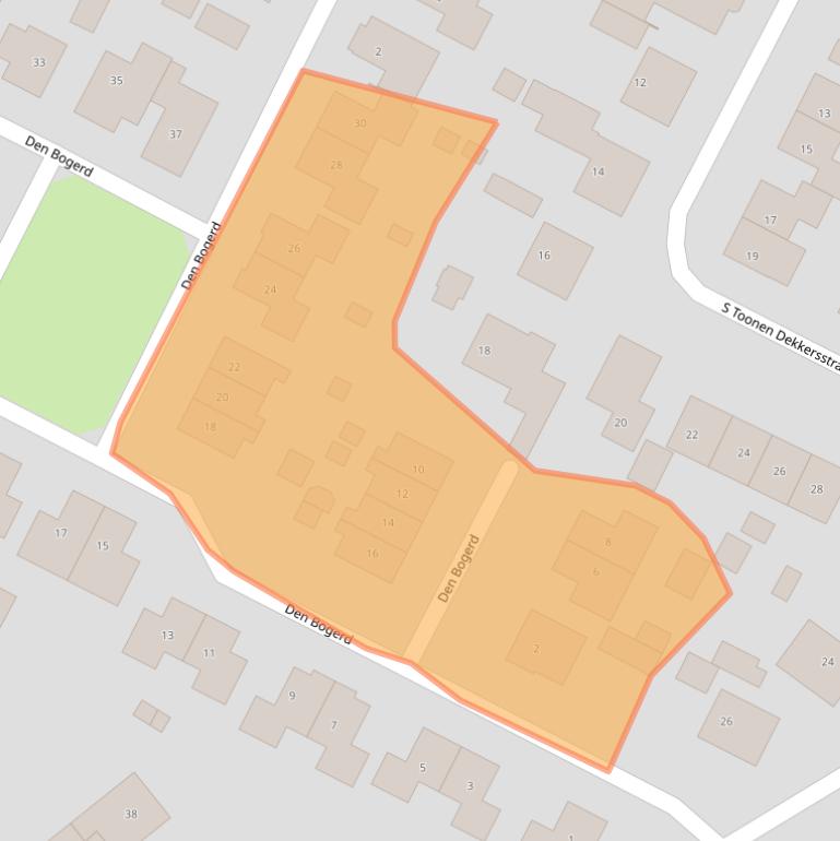 Kaart van postcodegebied 6613BB.