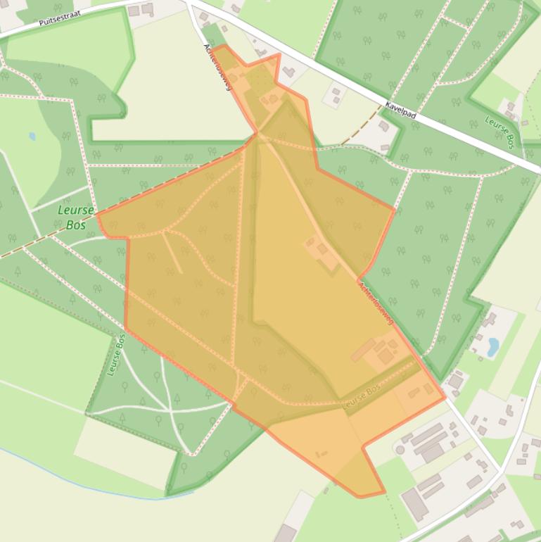 Kaart van postcodegebied 6615AG.