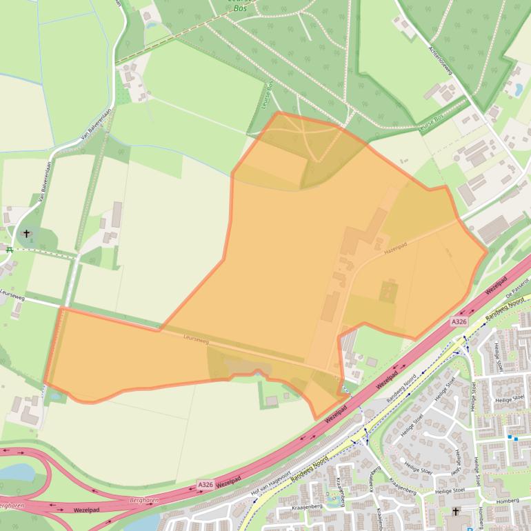 Kaart van postcodegebied 6615AK.