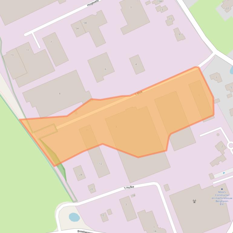 Kaart van postcodegebied 6617KM.