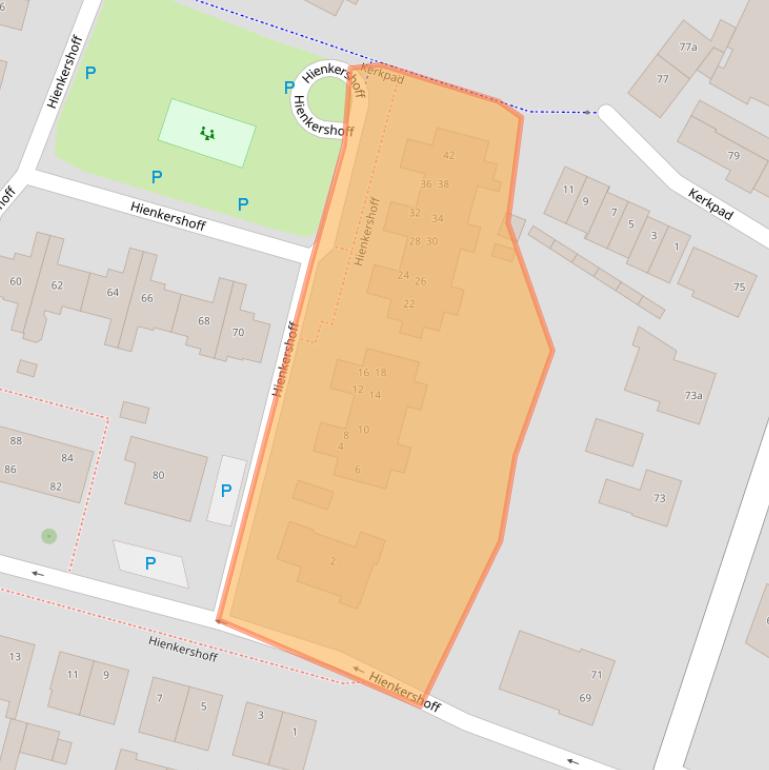 Kaart van postcodegebied 6621AW.