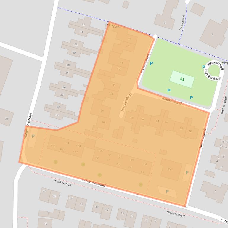 Kaart van postcodegebied 6621AX.