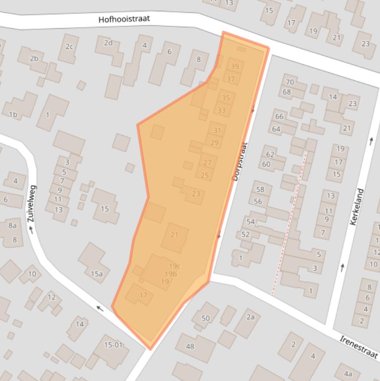 Kaart van postcodegebied 6621CD.