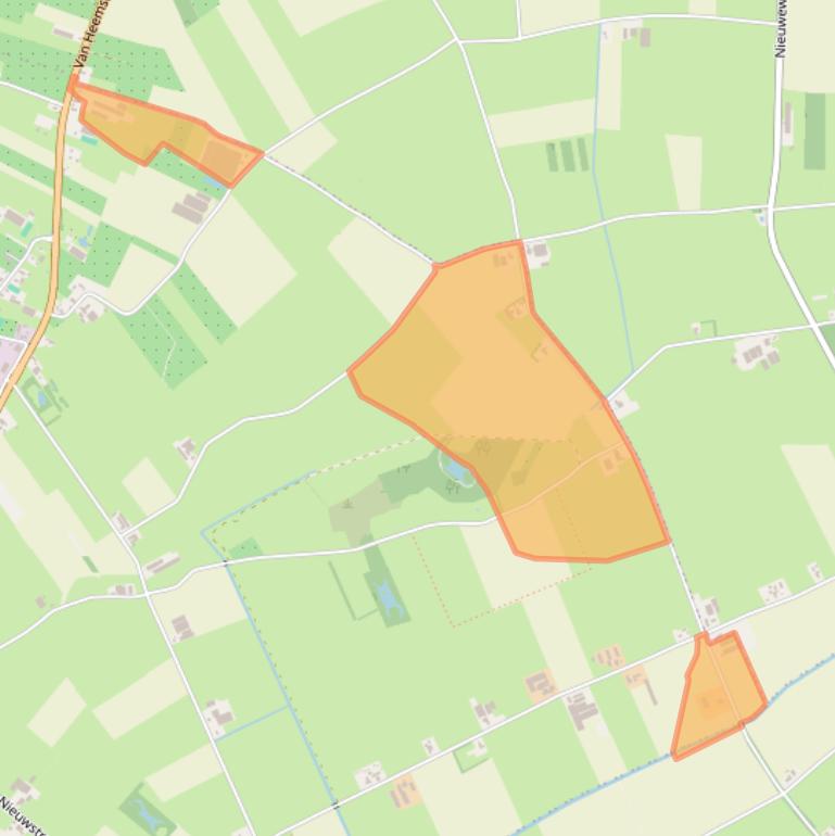 Kaart van postcodegebied 6621KP.