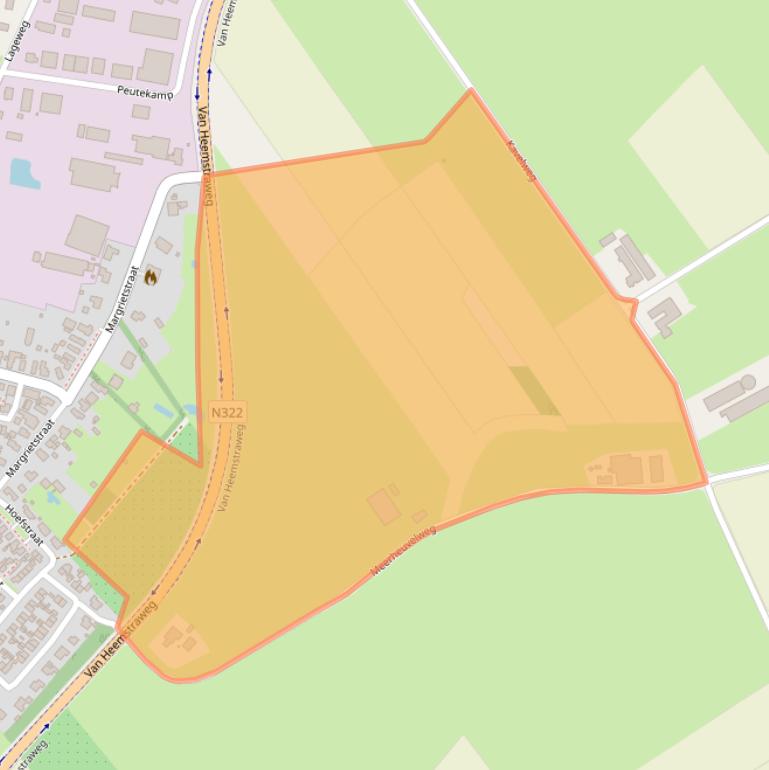 Kaart van postcodegebied 6621KT.