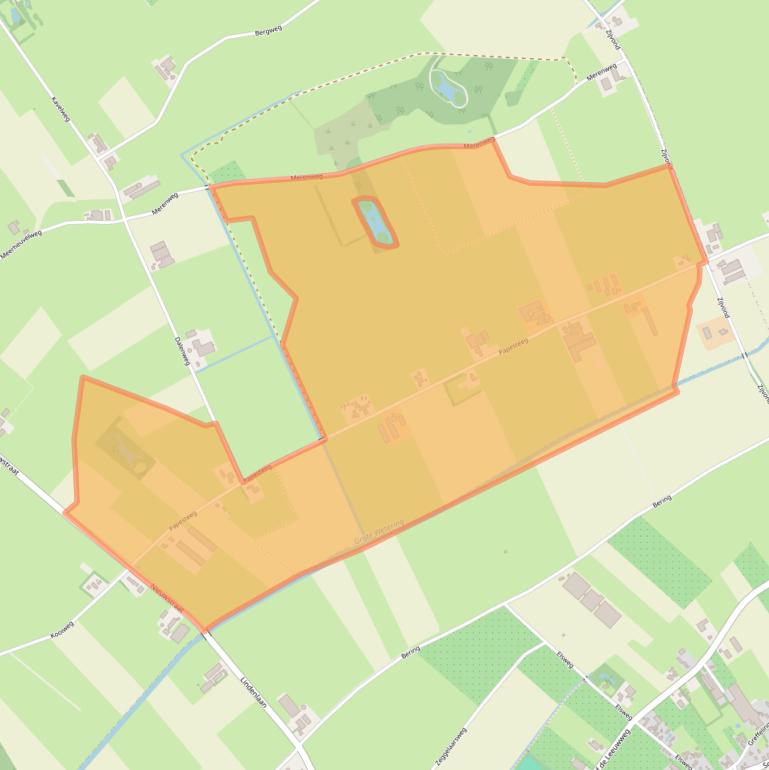 Kaart van postcodegebied 6621KW.