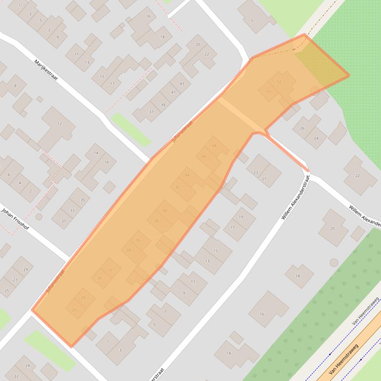 Kaart van postcodegebied 6621ZE.