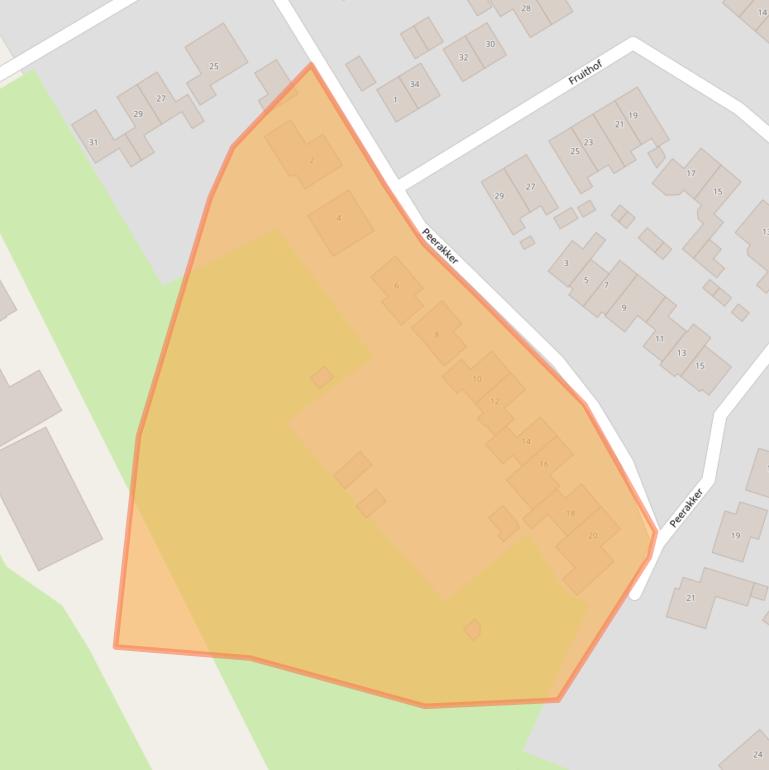 Kaart van postcodegebied 6624BN.