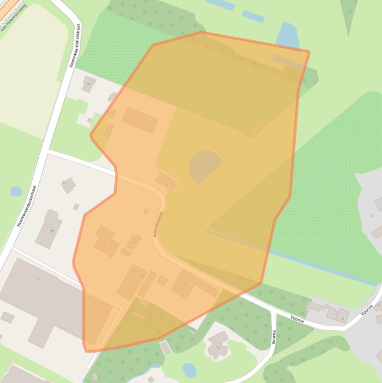 Kaart van postcodegebied 6624KR.