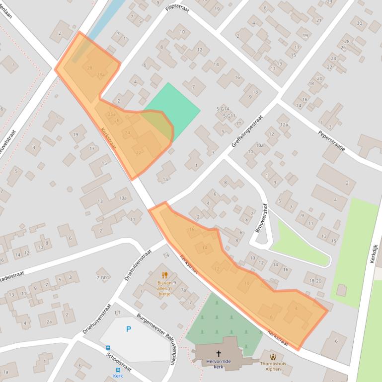 Kaart van postcodegebied 6626AK.