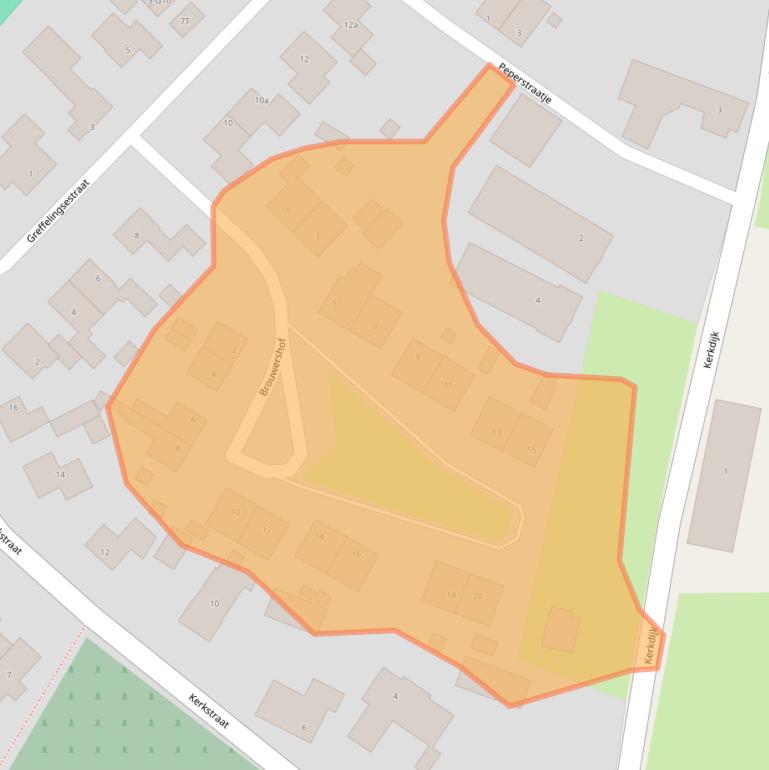 Kaart van postcodegebied 6626AM.