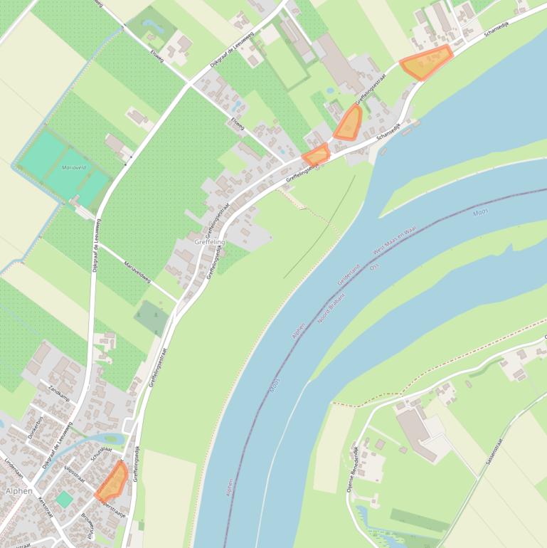 Kaart van postcodegebied 6626AS.