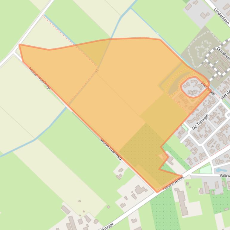 Kaart van postcodegebied 6626CD.