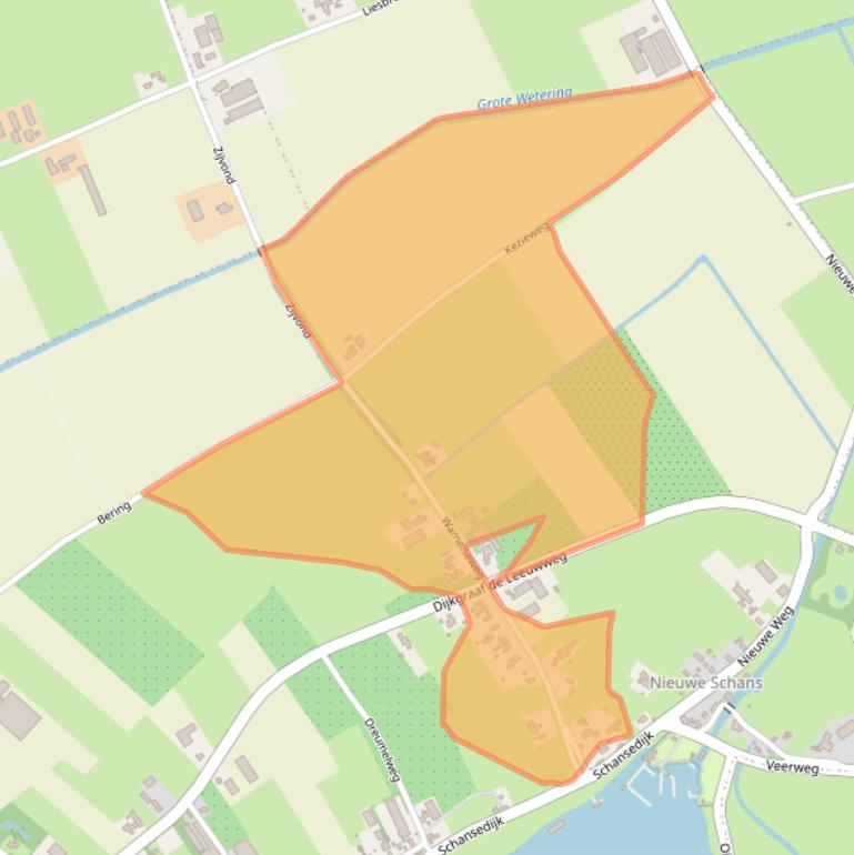 Kaart van postcodegebied 6626KP.