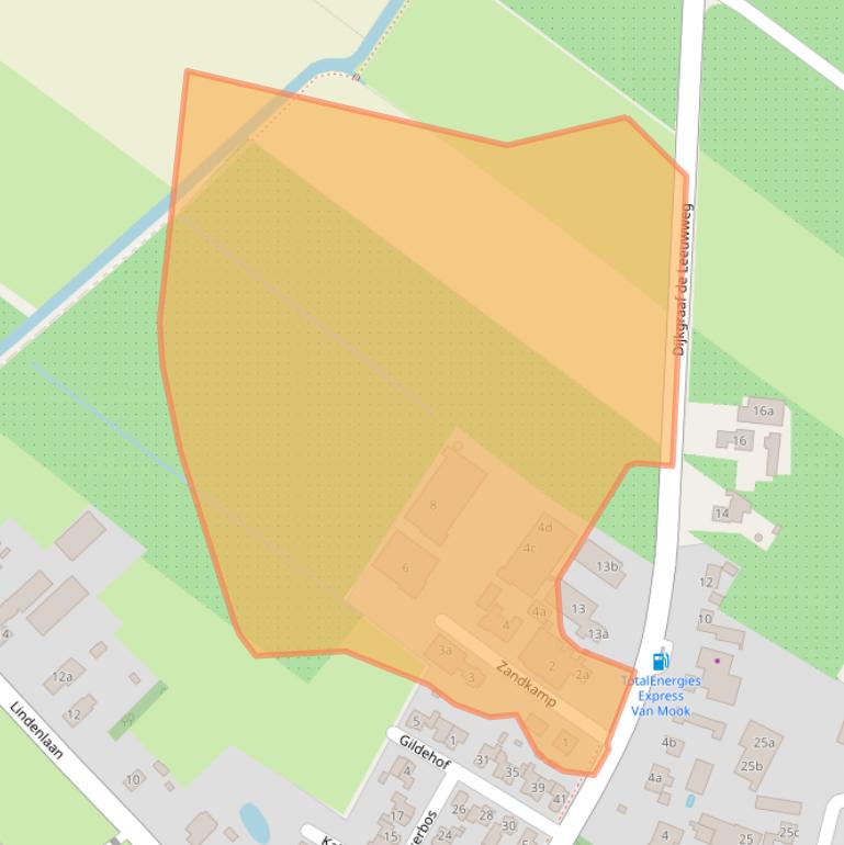 Kaart van postcodegebied 6626KV.