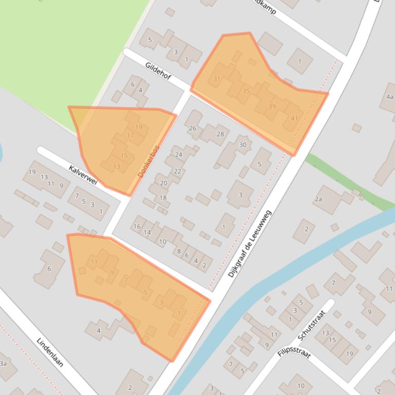 Kaart van postcodegebied 6626KW.