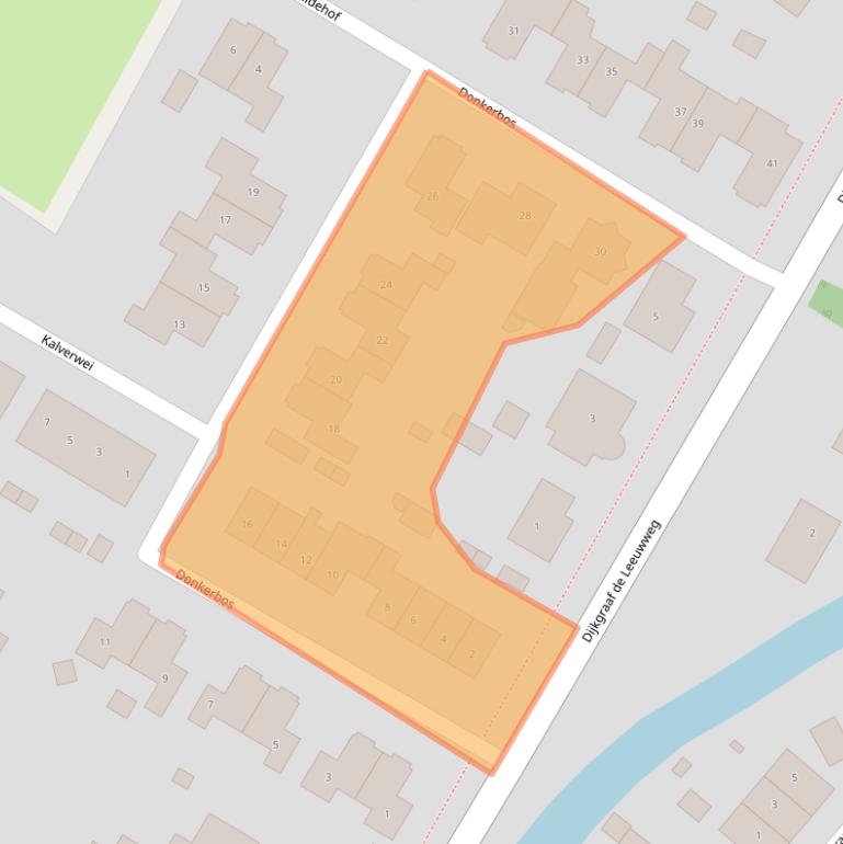 Kaart van postcodegebied 6626KX.