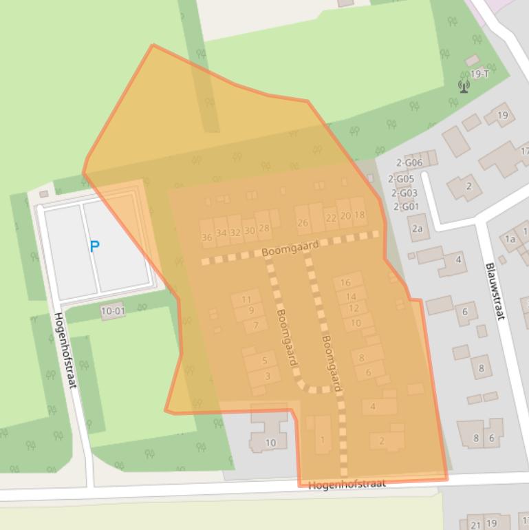 Kaart van postcodegebied 6627BE.