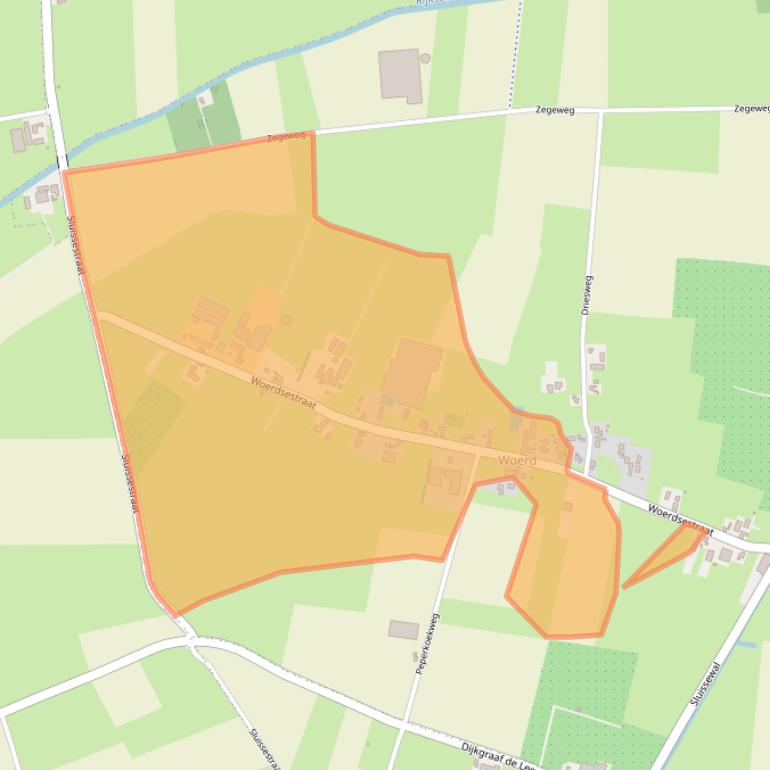 Kaart van postcodegebied 6628KC.