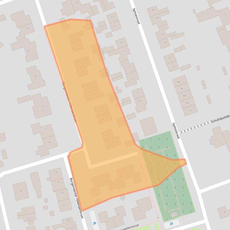 Kaart van postcodegebied 6629AN.