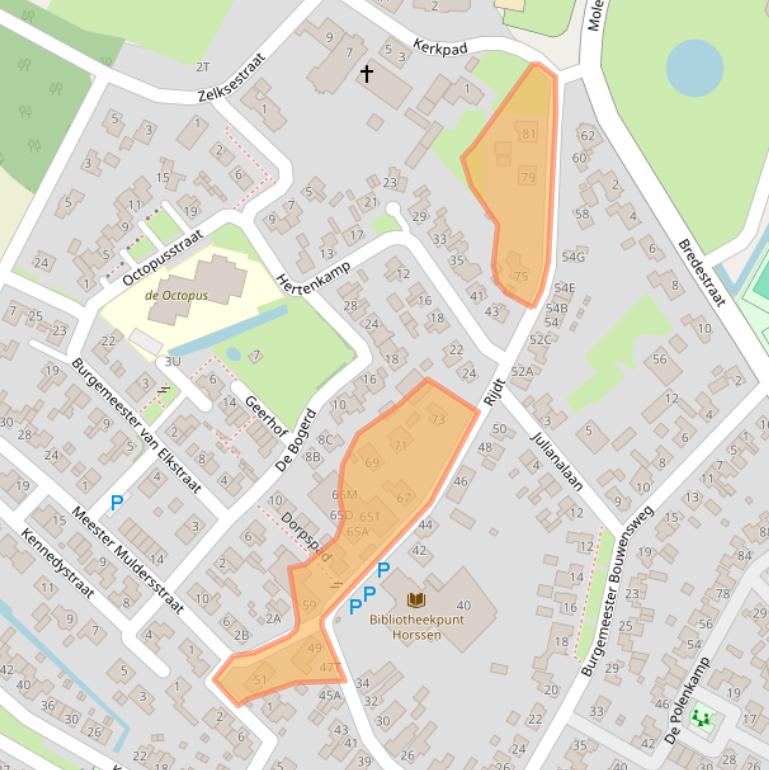 Kaart van postcodegebied 6631AR.