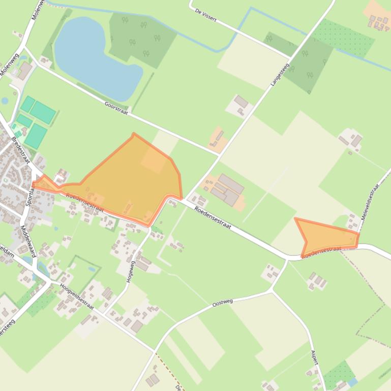 Kaart van postcodegebied 6631BG.