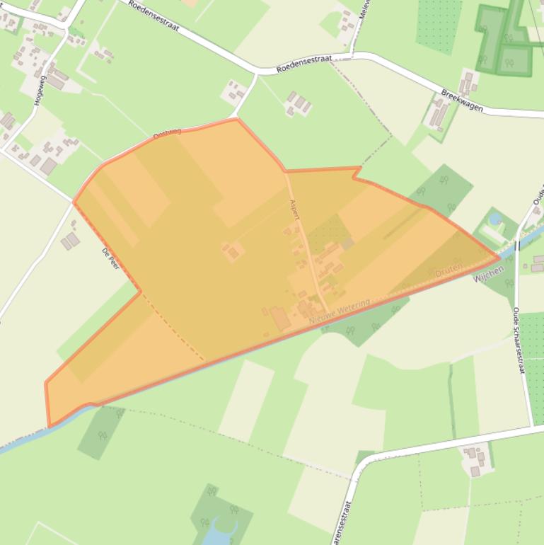 Kaart van postcodegebied 6631KS.