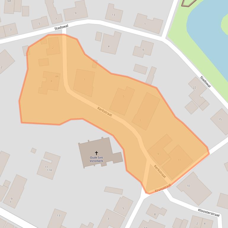 Kaart van postcodegebied 6634AJ.