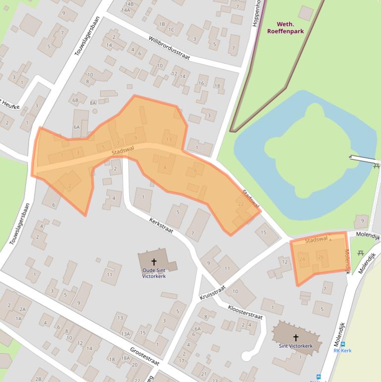 Kaart van postcodegebied 6634AK.