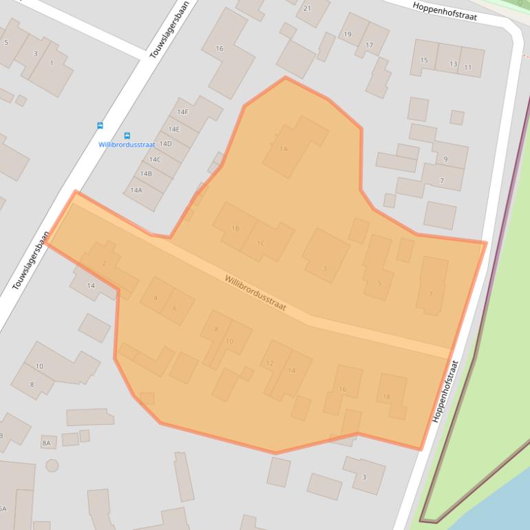 Kaart van postcodegebied 6634AM.