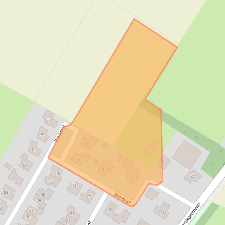 Kaart van postcodegebied 6634AZ.