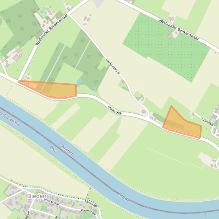 Kaart van postcodegebied 6634KA.