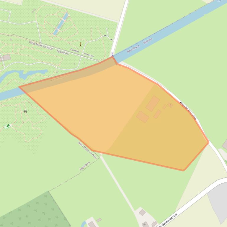 Kaart van postcodegebied 6634KL.