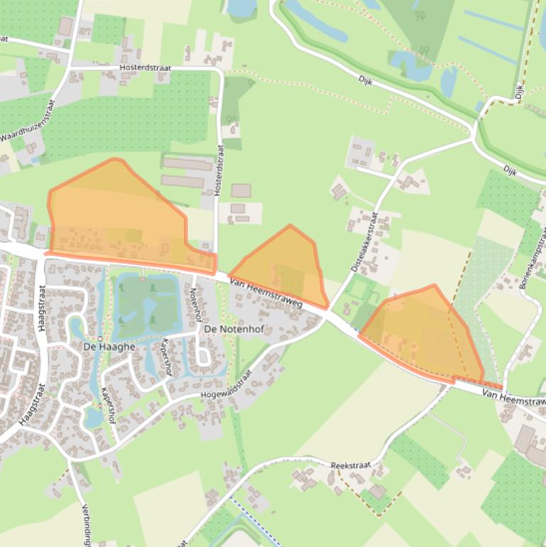 Kaart van postcodegebied 6641AD.