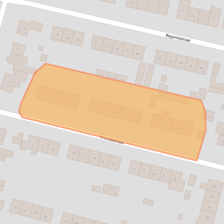Kaart van postcodegebied 6641BT.
