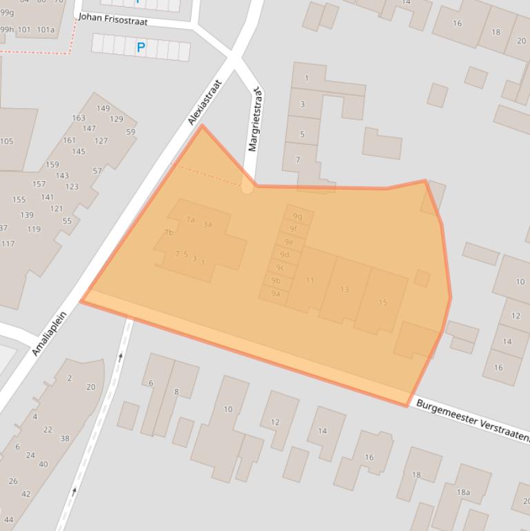 Kaart van postcodegebied 6641CC.