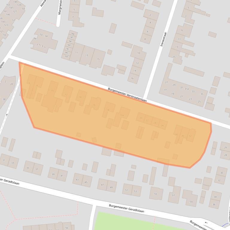 Kaart van postcodegebied 6641CE.