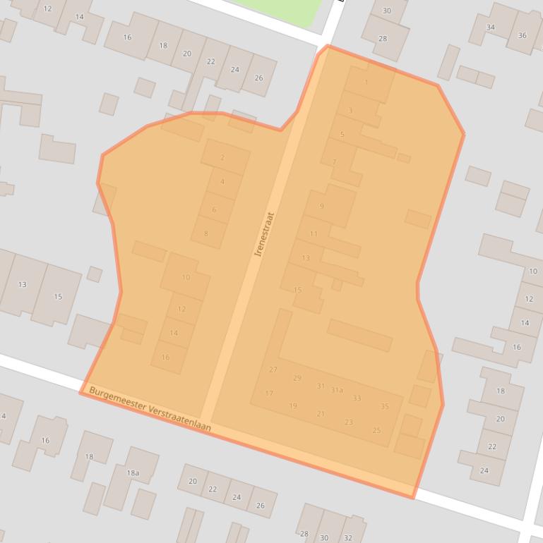 Kaart van postcodegebied 6641CN.