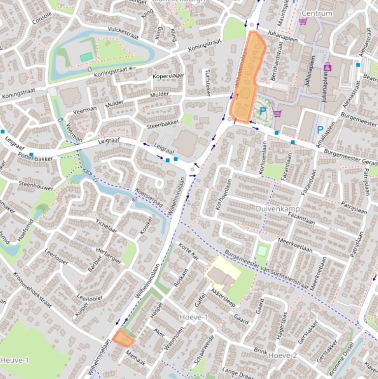 Kaart van postcodegebied 6641DE.