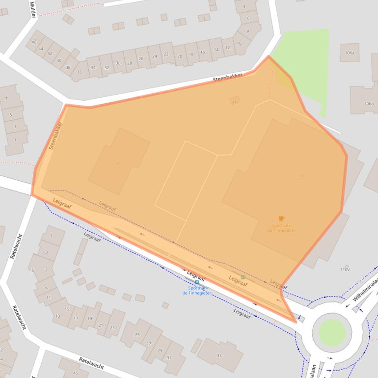 Kaart van postcodegebied 6641DH.