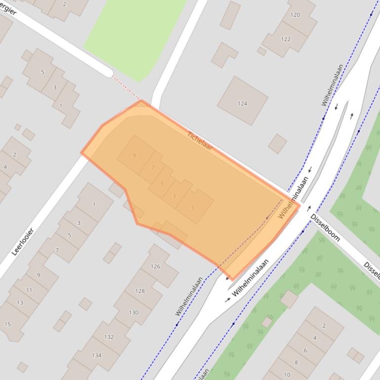 Kaart van postcodegebied 6641EA.