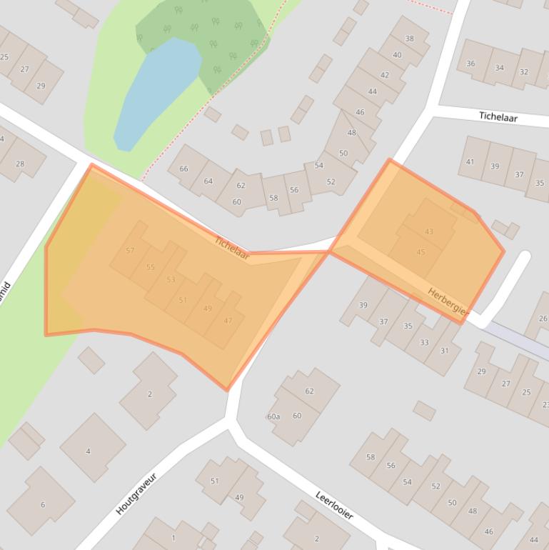 Kaart van postcodegebied 6641EC.