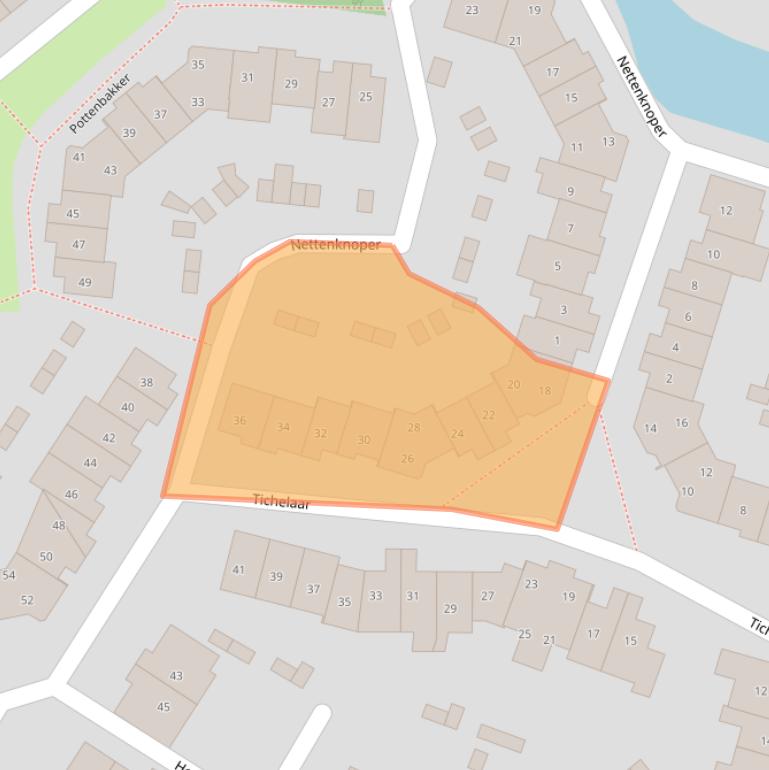 Kaart van postcodegebied 6641EE.