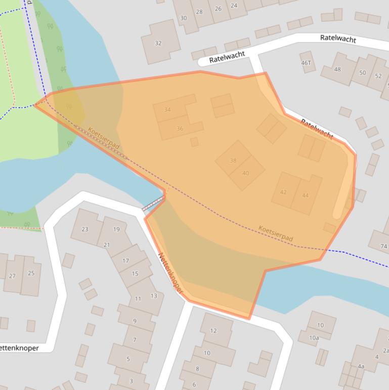 Kaart van postcodegebied 6641ES.