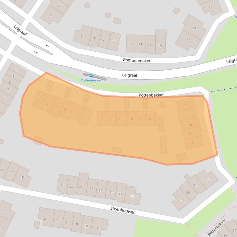 Kaart van postcodegebied 6641GC.
